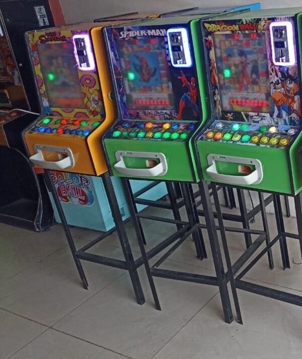 Máquina Tragamonedas de Botones LED de un Solo Fichero